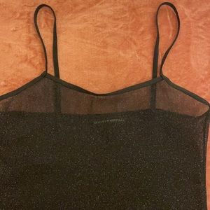 Brandy Melville Sheer Sparkly Tank